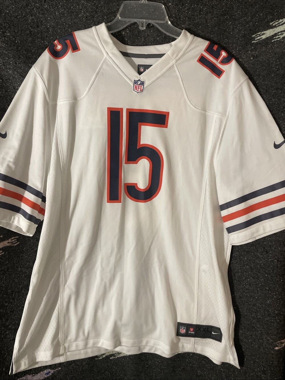 Nike NFL Chicago Bears Brandon Marshall #15 Jersey White Size XXL